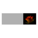Elegant Orange Yellow Rose Wedding Place Name Card Business Card Templates