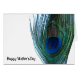 Elegant Peacock Mother's Day Card