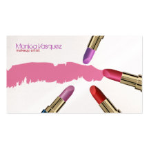 Elegant Pearl Makeup Artist Business Card Template