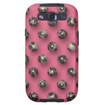 Elegant Pearls Pink Background Galaxy SIII Covers