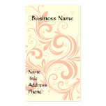 Elegant Pink Business Card