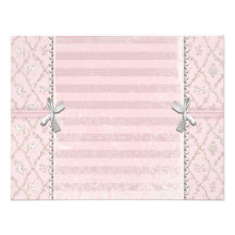 elegant pink card custom invite