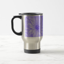Elegant purple lillies travel commuter mugs & cups
