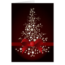 elegant red festive Corporate Christmas Cards