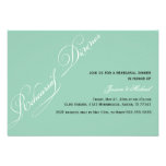 Elegant Rehearsal Dinner Emerald Invitation invitations