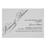 Elegant Rehearsal Dinner Invitation invitations