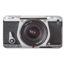 Elegant Retro Camera Scroll on iPod Touch CaseMate casemate cases