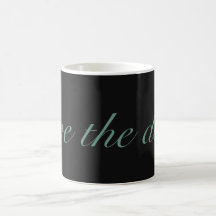 Elegant Save The Date Vines Black and Blue Mugs