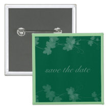 Elegant Save The Date Vines Pins