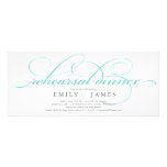 Elegant Script Rehearsal Dinner Invitation