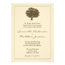 Elegant Tree Wedding Invitation