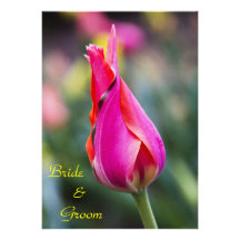 Elegant Tulip Wedding Invitation-2
