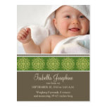 Elegant Victorian Stamp Birth Announcement :: 06 Post Cards