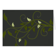 Elegant Vining Design Cards