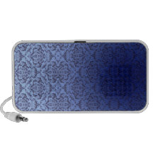 Elegant violet floral speaker