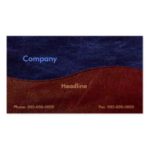 Elegant Wave Business Card