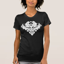 Elegant white damask shirts