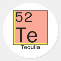Element 52: Tequila Stickers