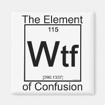 Element WTF Fridge Magnets