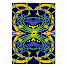 Elemental Abstract Thank You Cards