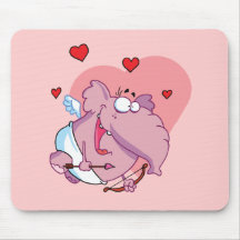 Elephant Cupid Mousepads