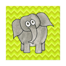 Elephant. Gallery Wrap Canvas