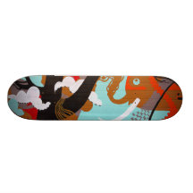 Elephant Graffiti Custom Skateboard
