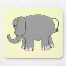 Elephant Mouse Mat