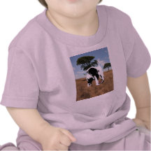 elephant on the safari t-shirts