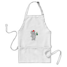 Elephant (Santa Hat) Apron