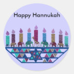 Elephant Star Menorah Stickers