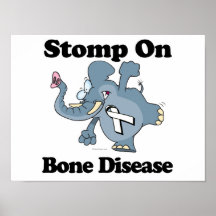 Elephant Stomp On Bone Disease Poster
