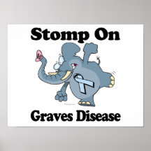 Elephant Stomp On Graves Disease Print