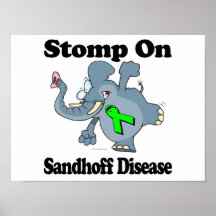 Elephant Stomp On Sandhoff Disease Posters