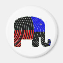 Elephant Task - Politics of Donkeys 2012 Fridge Magnets
