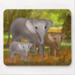 Elephants in the Rainforest Mousepad