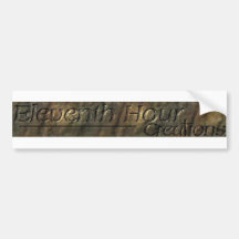 Eleventh Hour Creations Design Template Bumper Stickers