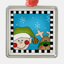 Elf Christmas ornaments