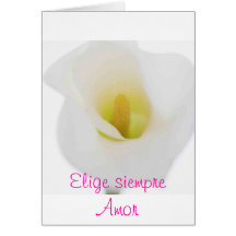 elije amor felicitación