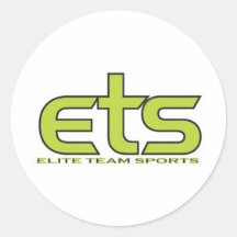 Elite Team Sports Round Sticker