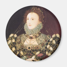 Elizabeth I, the "Phoenix" Refrigerator Magnets