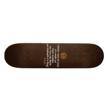 Elizabeth I Tilbury Quote Skateboard Deck