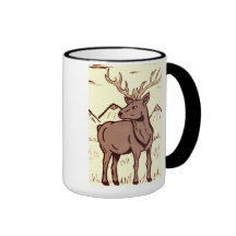 ELK DEER MUG FOR THE OUTDOORSMAN