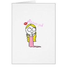 Elli the Marvin Loves You Greeting Card