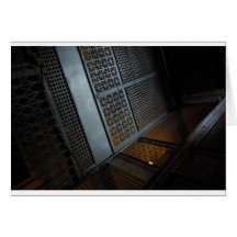Ellis Island Elevator Greeting Card