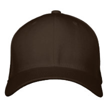 Embroider your own Brown Flexfit Wool Cap Embroidered Baseball Cap