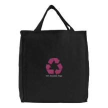 Embroidered 100% Recyclable Single Bag