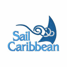 Embroidered Sail Caribbean Fleece Jacket