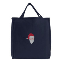 Embroidered Santa Bag