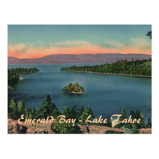 Emerald Bay - Lake Tahoe Postcard